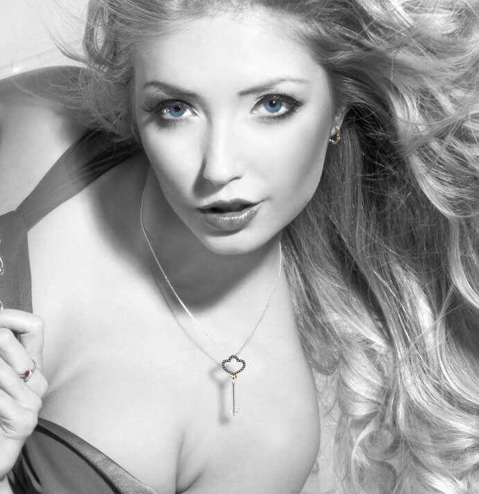 Emaga Złoty wisiorek WXD3424 - Diament